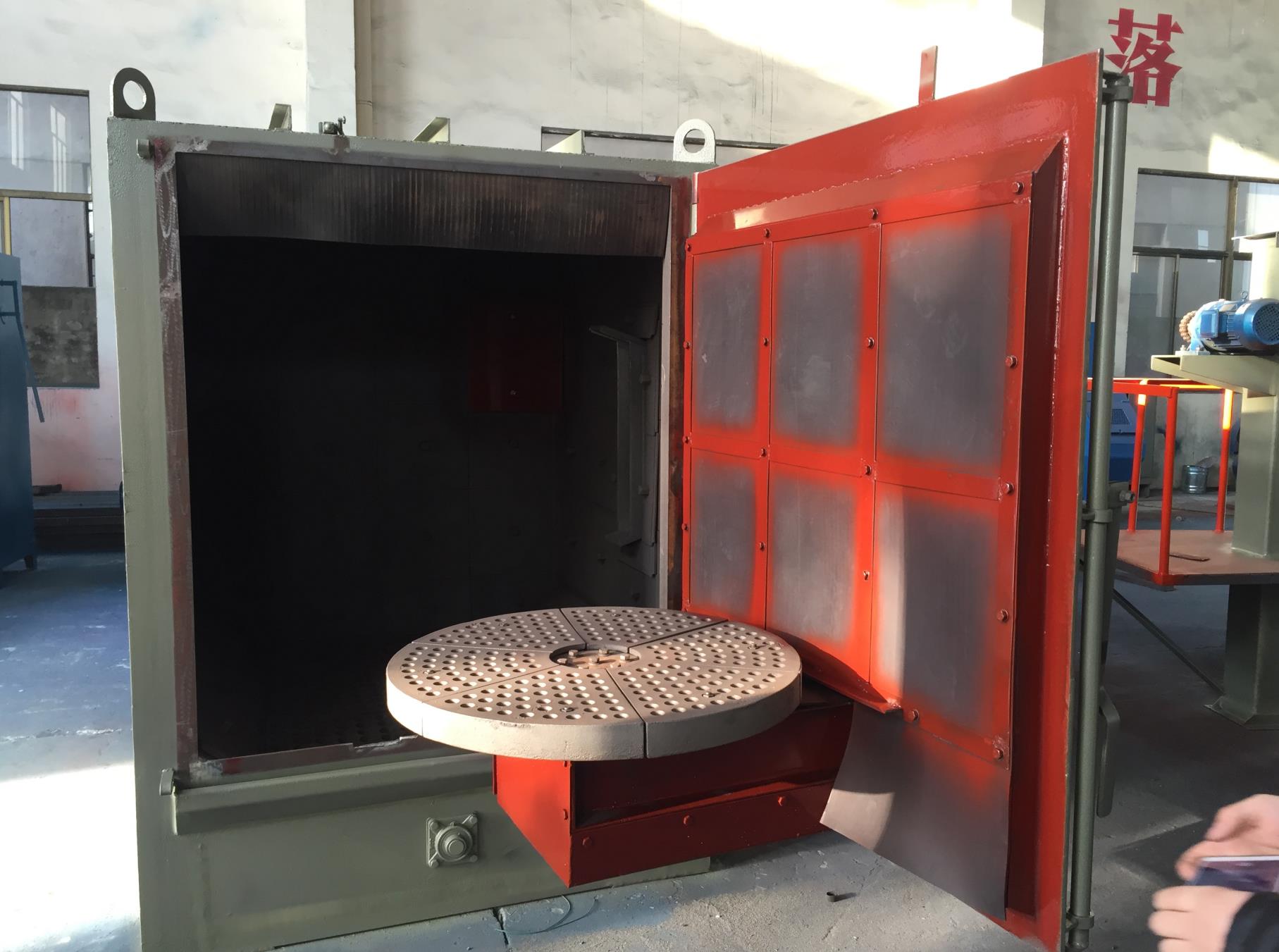 江蘇拋丸機除銹設備 臺車式拋丸機的優(yōu)點?